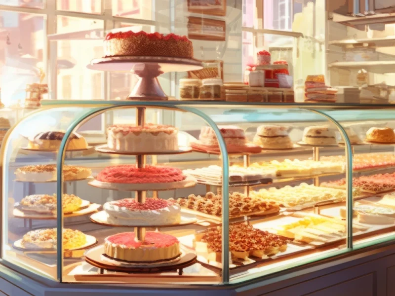 ケーキ用ショーケース（スイーツ用）