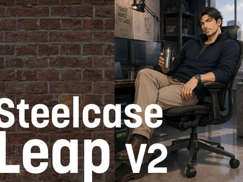 【完全ガイド】スチールケース Leap V2の特徴・口コミ・価格相場まとめ｜12年保証の米国王道チェア